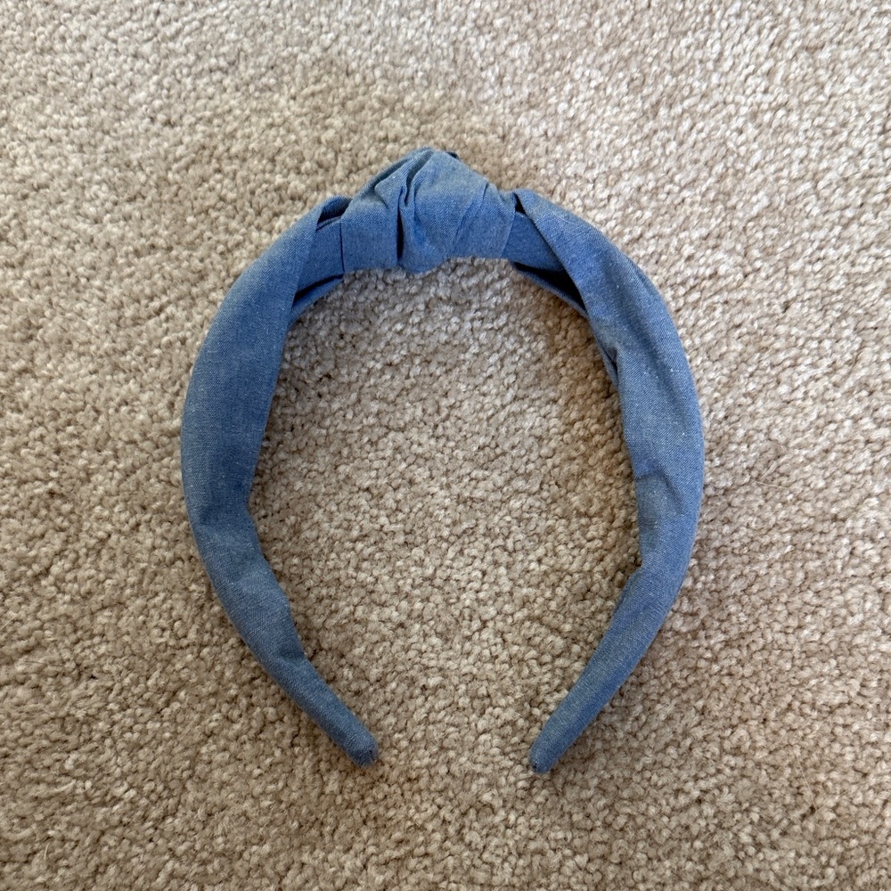 J. Crew Factory Blue Knot Headband